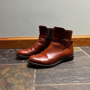 ECCO Brown Leather Ankle Boots Size 36